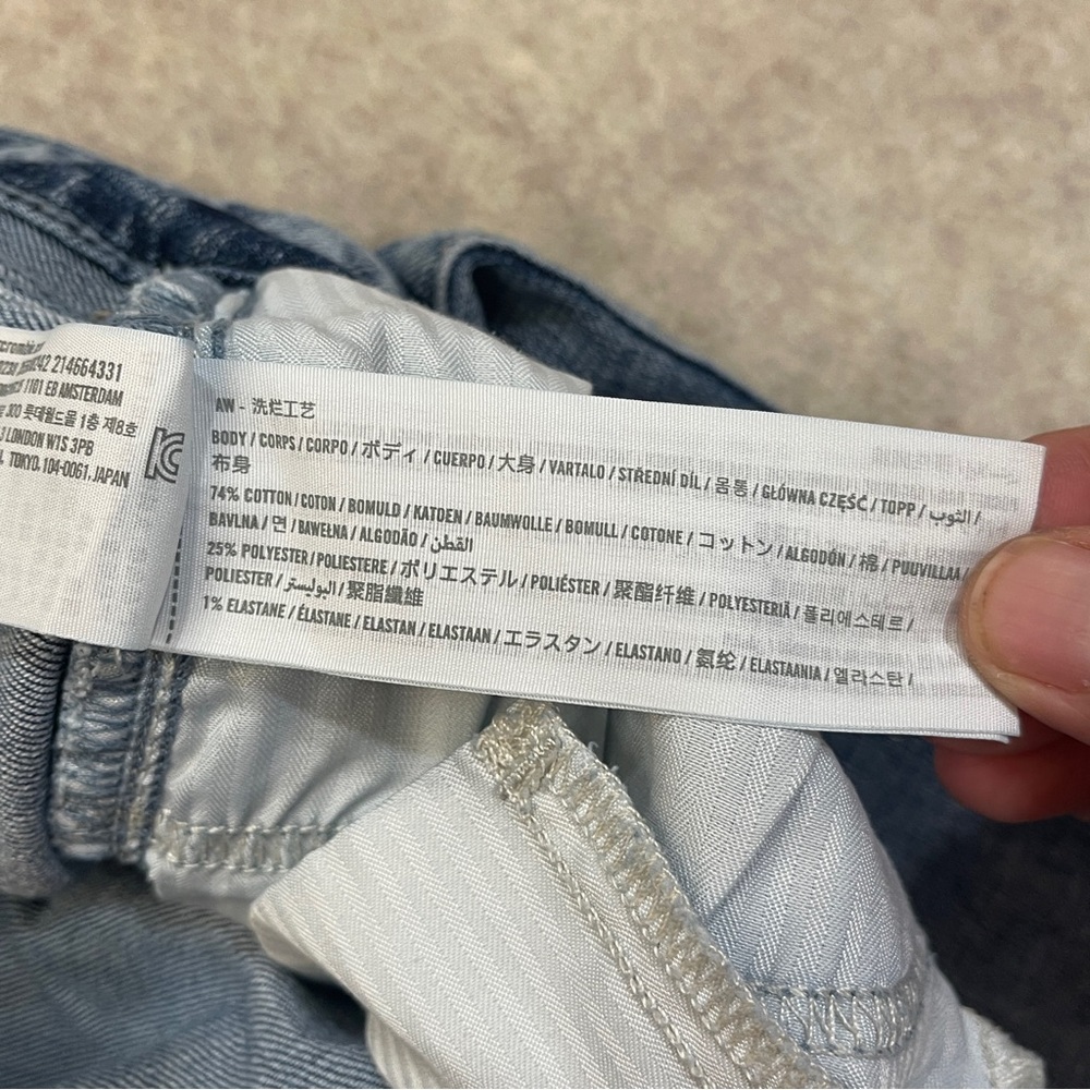 Hollister Mid Rise Relaxed Boot Medium Wash Blue Denim Jeans Womens Size 29 Reg - Picture 6 of 10